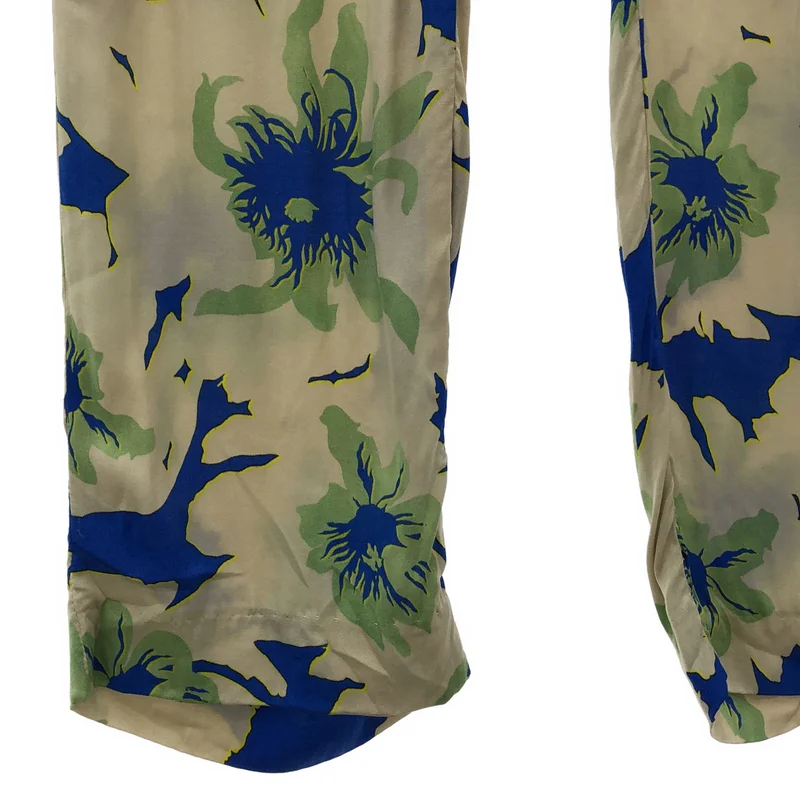DRIES VAN NOTEN / ドリスヴァンノッテン | 2022AW | ビスコース フラワープリント ワイド イージーパンツ | 46 | メンズ