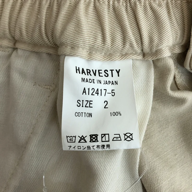 HARVESTY / ハーベスティ | ナローサーカスパンツ |