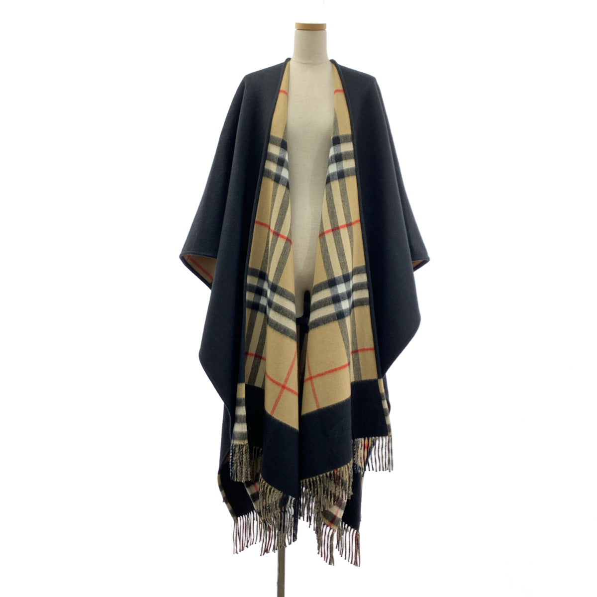 Burberry / バーバリー | リバーシブル ウールカシミア ノバチェック