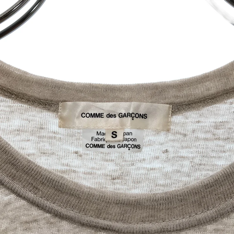 COMME des GARCONS / コムデギャルソン | 2026SS | リネン ショートスリーブ カットソー | S | レディース