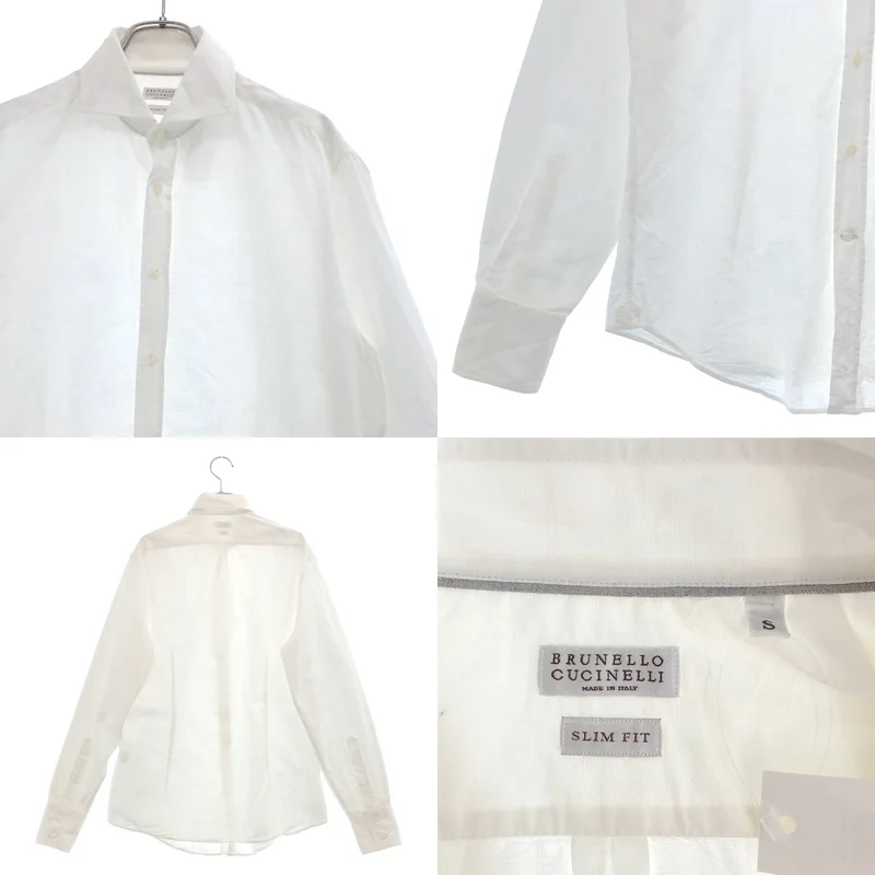 BRUNELLO CUCINELLI / ブルネロクチネリ | ドレスシャツ | S | メンズ