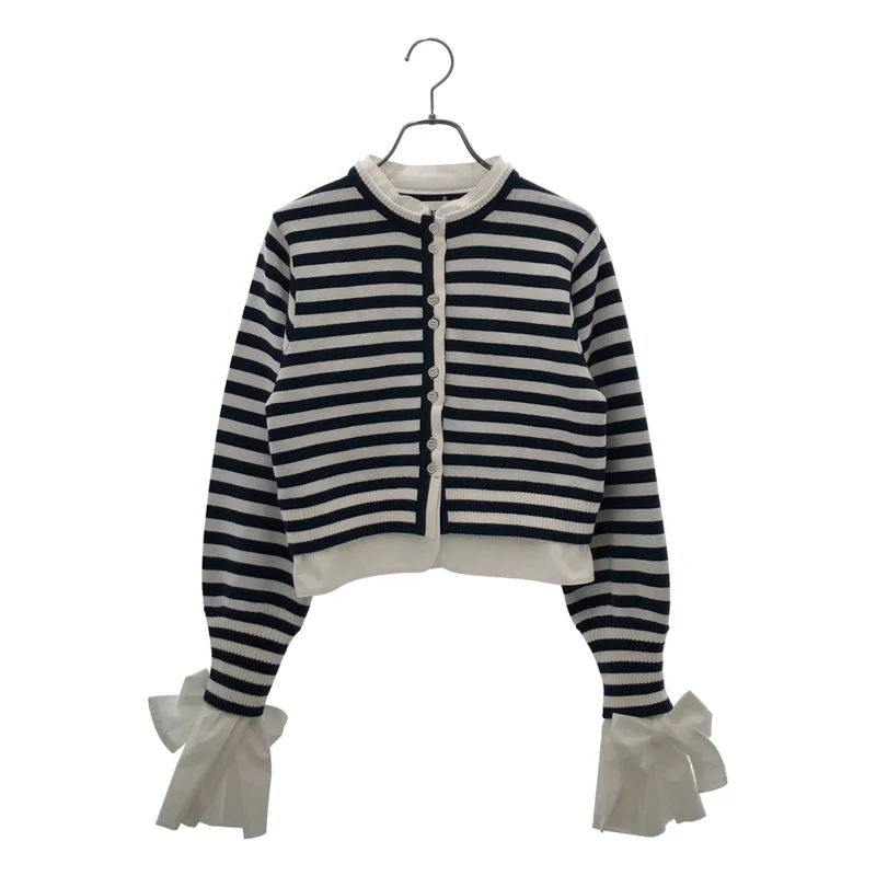 Bibiy. / ビビィ | ANGELIQUE KNIT ボーダー カーディガン | F | レディース