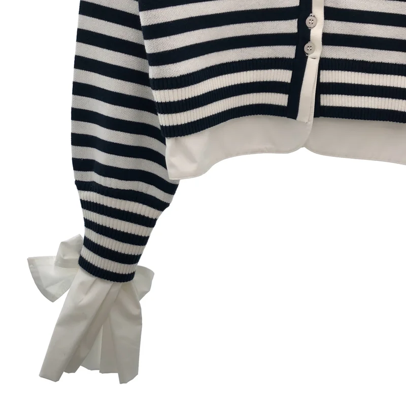 Bibiy. / ビビィ | ANGELIQUE KNIT ボーダー カーディガン | F | レディース
