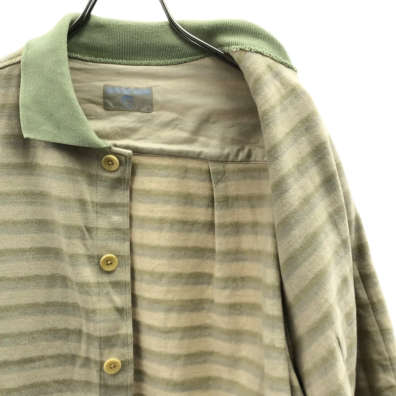 HOMELESS TAILOR / ホームレステイラー | CUT BLOUSON ボーダー ポロカラー ブルゾン | F | メンズ
