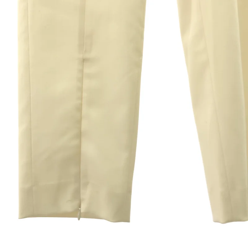 MM6 Maison Margiela / エムエムシックスメゾンマルジェラ | 2020AW | 裾ジップスリット スラックス パンツ | 36 | レディース