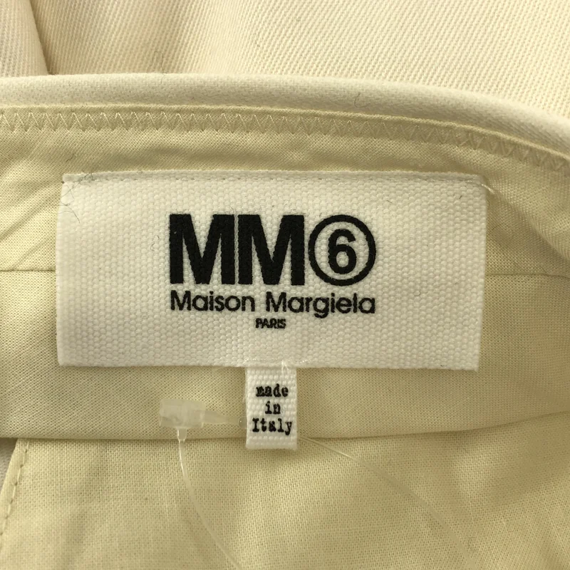 MM6 Maison Margiela / エムエムシックスメゾンマルジェラ | 2020AW | 裾ジップスリット スラックス パンツ | 36 | レディース