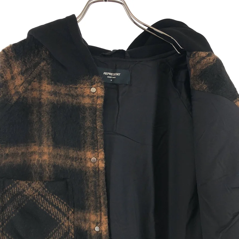 REPRESENT / リプレゼント | Hooded Overshirt フード フランネル シャツジャケット | M | メンズ