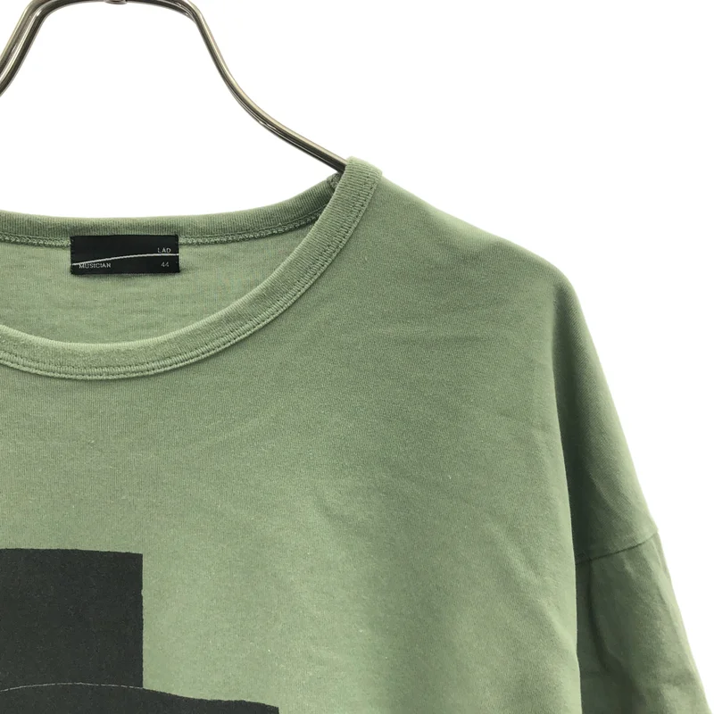 LAD MUSICIAN / ラッドミュージシャン | クロスプリント Tシャツ | 44 | メンズ