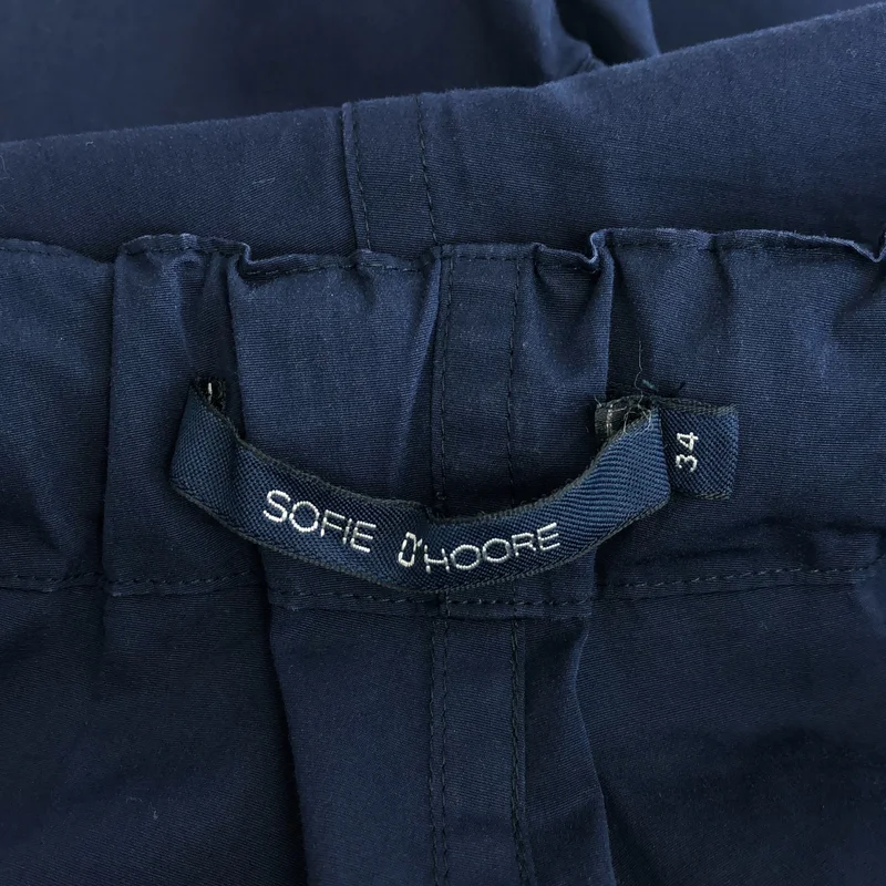 SOFIE D'HOORE / ソフィードール | コットン ジップ イージーパンツ | 34 | レディース