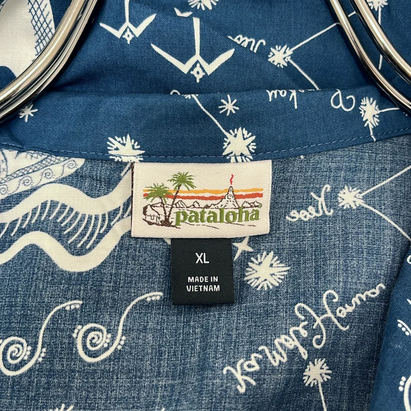 pataloha patagonia / パタゴニアパタロハ | 2023SS | 総柄 ロゴ アロハシャツ | XL | レディース
