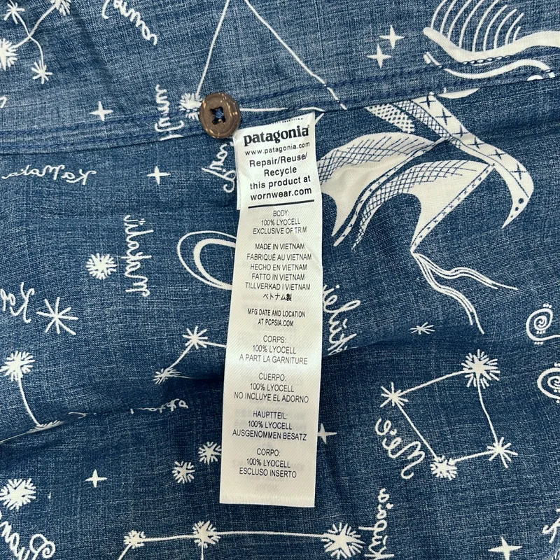 pataloha patagonia / パタゴニアパタロハ | 2023SS | 総柄 ロゴ アロハシャツ | XL | レディース