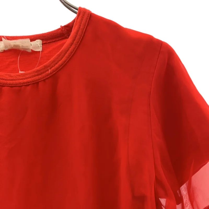 COMME des GARCONS / コムデギャルソン | 2013SS | チュールドッキング アシンメトリー フリル カットソー | XS | レディース