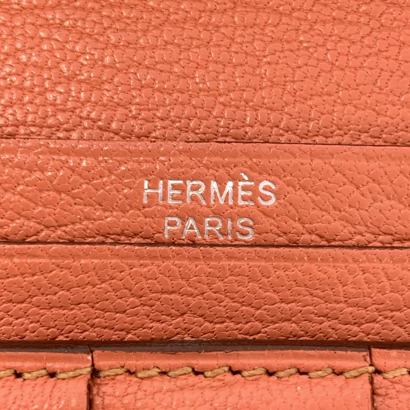 HERMES / エルメス | ベアンスフレ レザー ウォレット 長財布 |