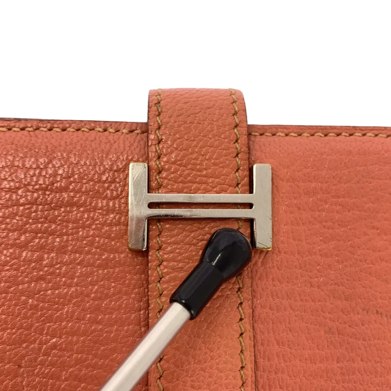 HERMES / エルメス | ベアンスフレ レザー ウォレット 長財布 |