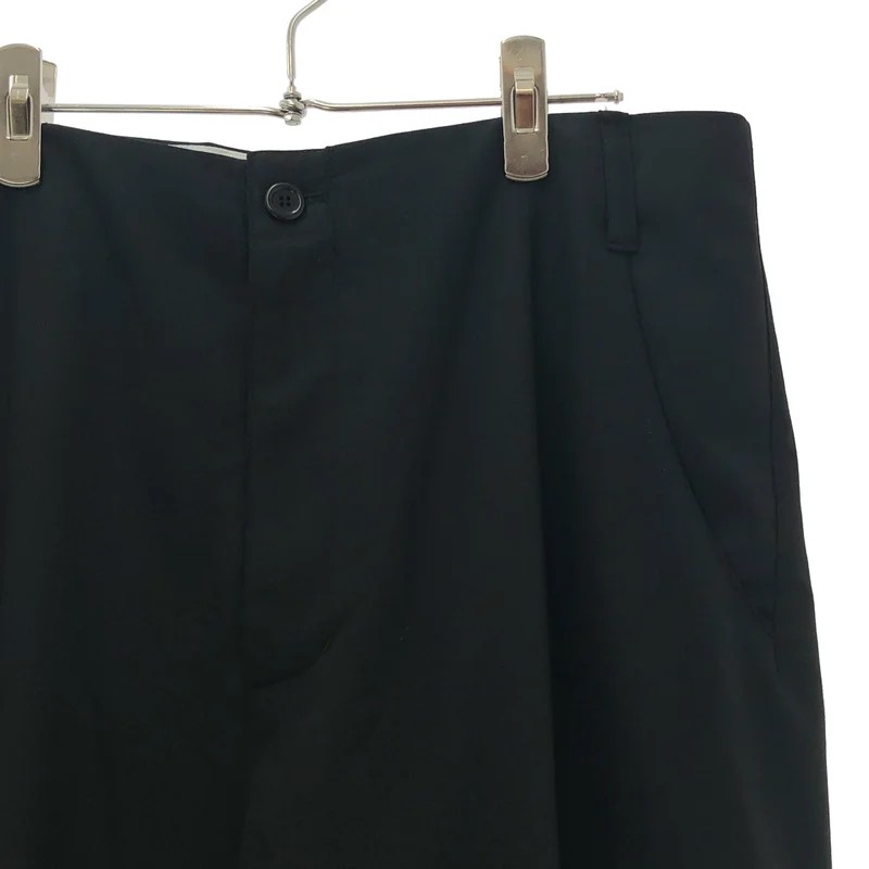 AMOMENTO / アモーメント | 2026SS | WOOL WIDE PANTS / ウール ワイドパンツ | XL | メンズ