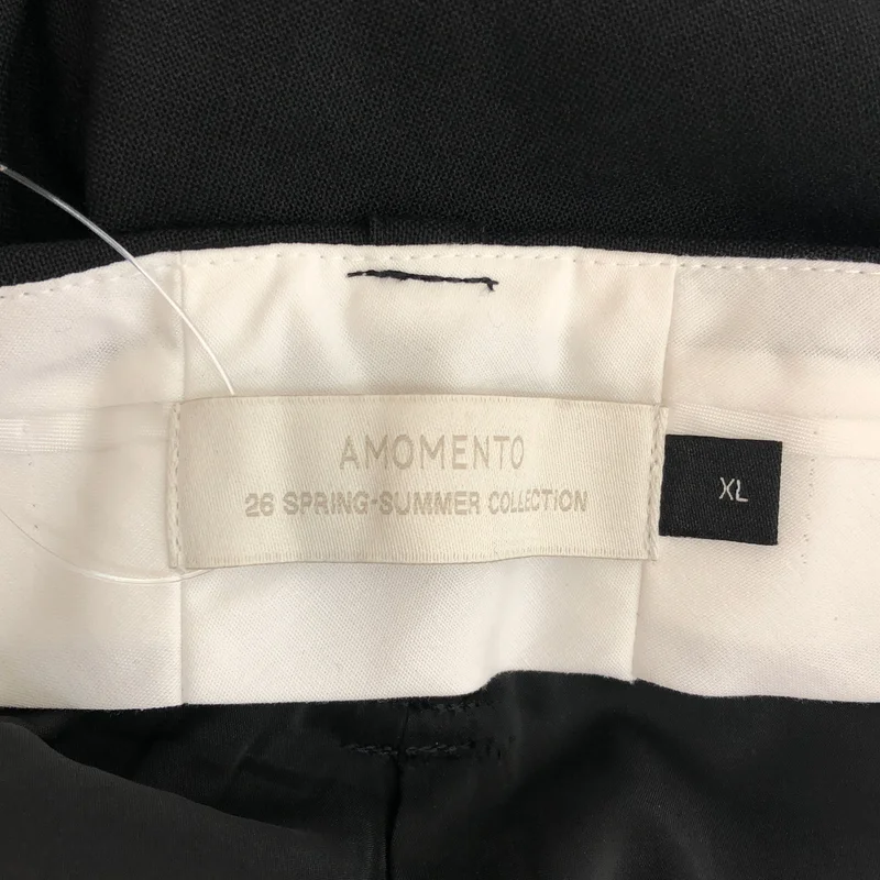 AMOMENTO / アモーメント | 2026SS | WOOL WIDE PANTS / ウール ワイドパンツ | XL | メンズ