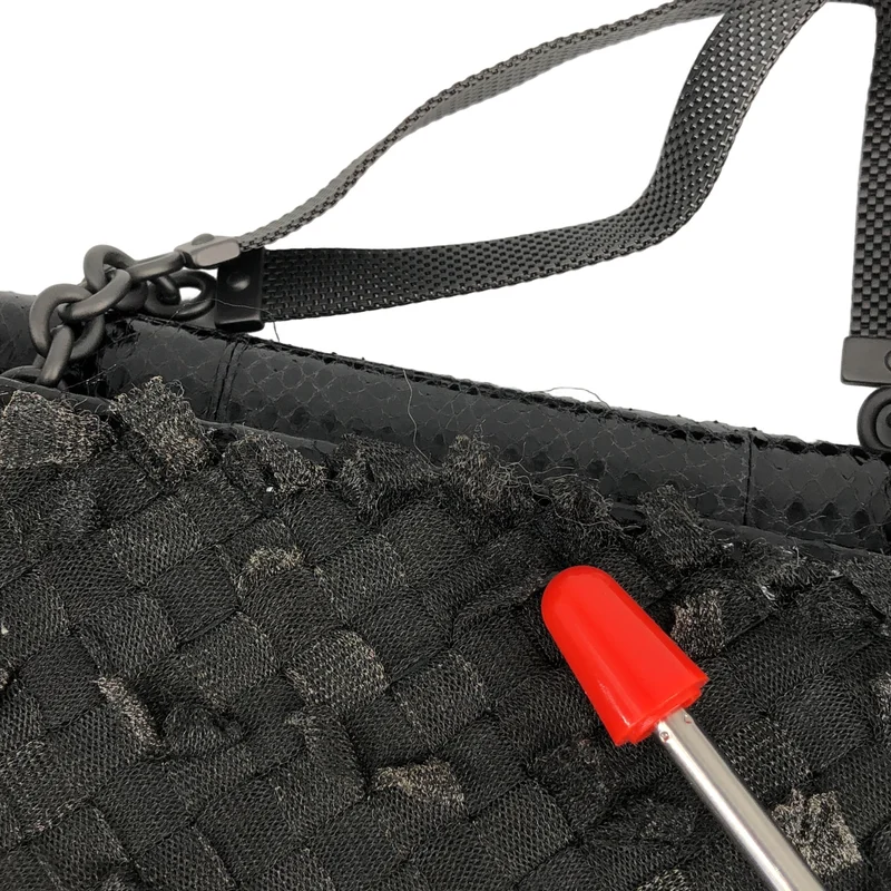 BOTTEGA VENETA / ボッテガヴェネタ | イントレチャート フリンジ ハンドバッグ |
