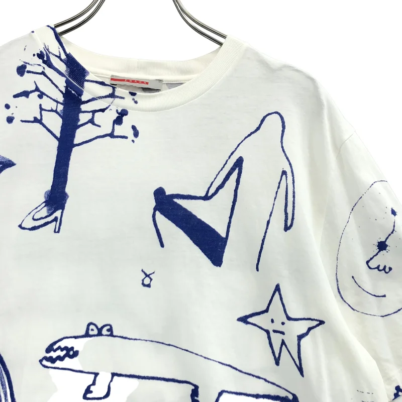 PRADA SPORT / プラダスポーツ | 2007SS | ×Adam Neate / グラフィックプリント Tシャツ | L | メンズ