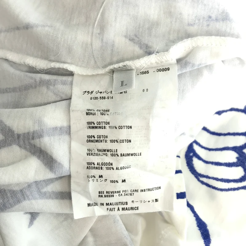PRADA SPORT / プラダスポーツ | 2007SS | ×Adam Neate / グラフィックプリント Tシャツ | L | メンズ