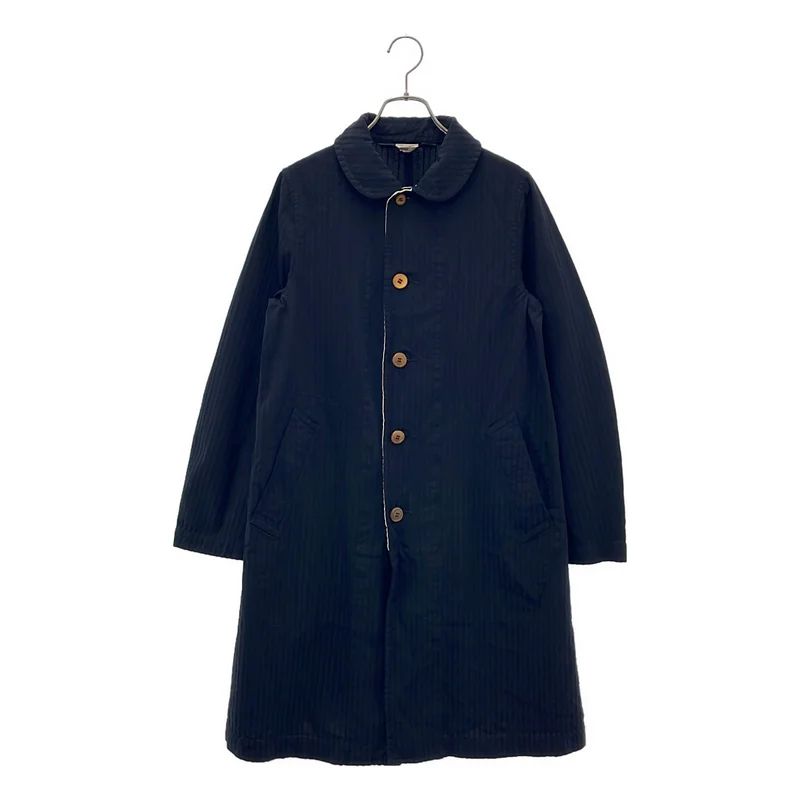 COMME des GARCONS COMME des GARCONS / コムコム | 2015AW | ポリエステル 製品加工 丸襟 シングルコート | S | レディース
