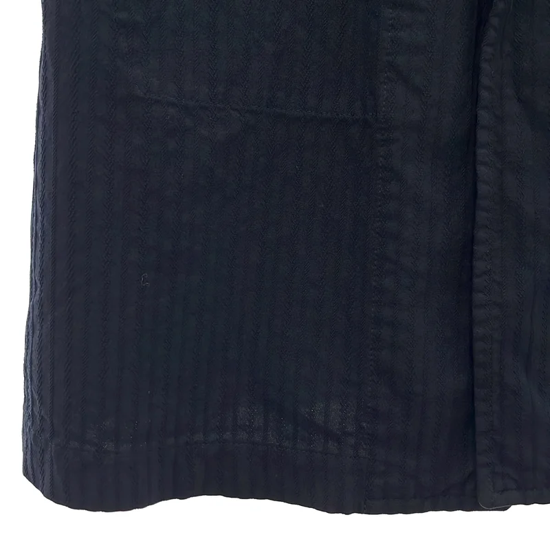 COMME des GARCONS COMME des GARCONS / コムコム | 2015AW | ポリエステル 製品加工 丸襟 シングルコート | S | レディース