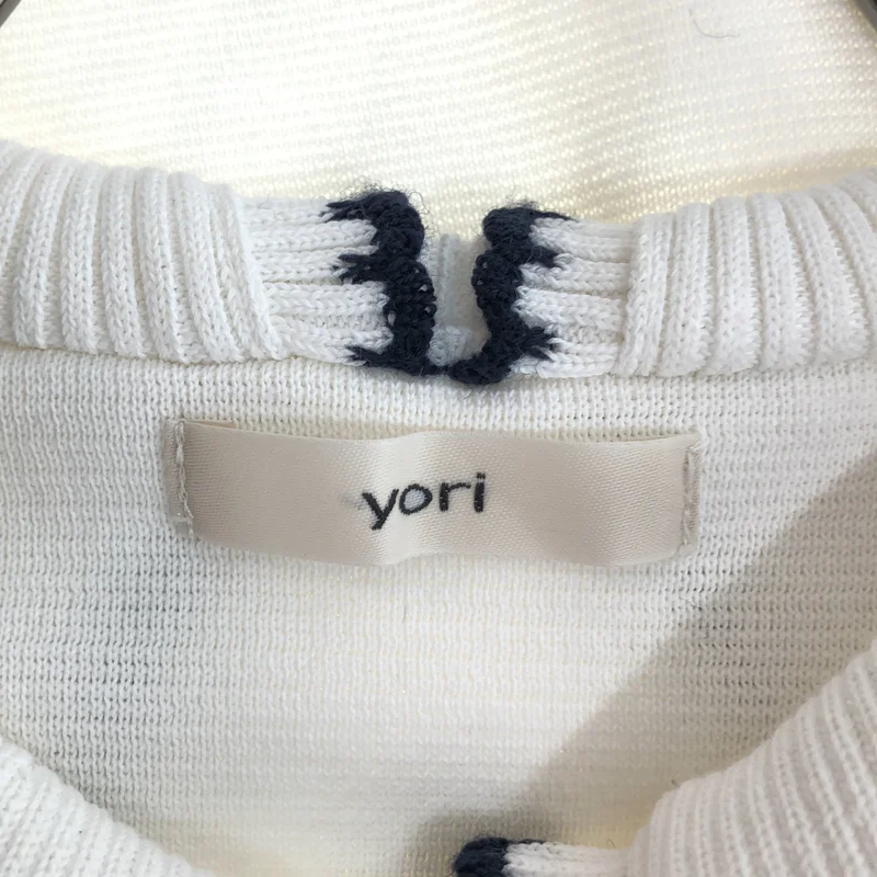 yori / ヨリ | エンブロイダリーカラー ニット セーター YR-24040SP | F | レディース