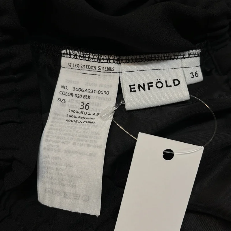 ENFOLD / エンフォルド | PEライトジョーゼットスリットヘムパンツ | 36 | レディース