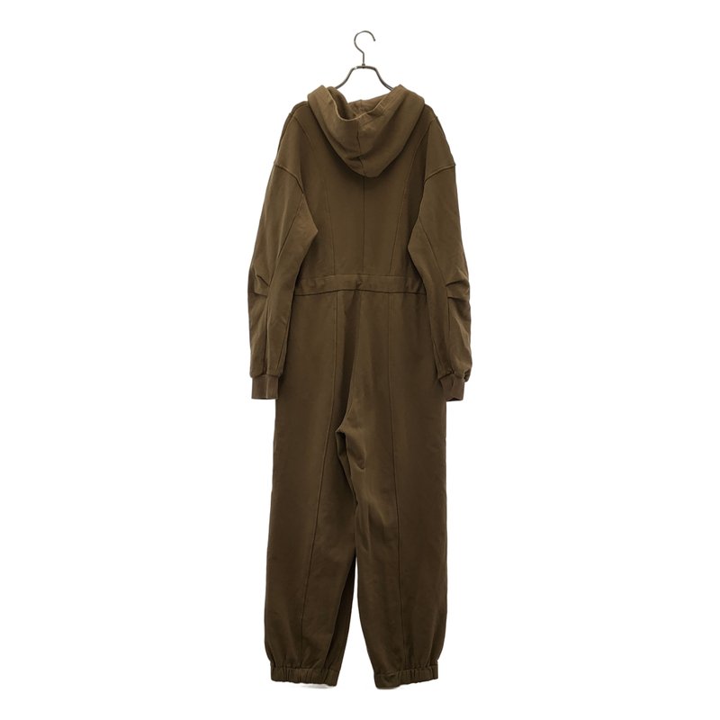 Maison Special / メゾンスペシャル | Lace Up Sweat Hood All-in-one オールインワン 21252265701 | 38 | レディース