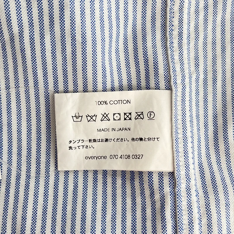 everyone / エブリワン | ストライプ オックスフォードシャツ | XL | メンズ