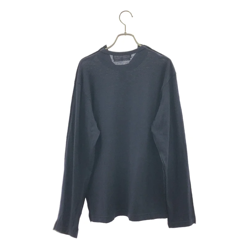 COMME des GARCONS SHIRT / コムデギャルソンシャツ | ウール 切り替え バイカラー クルーネックニット | M | メンズ