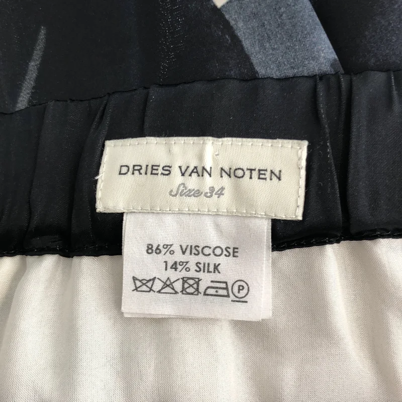 DRIES VAN NOTEN / ドリスヴァンノッテン | 総柄イージーパンツ | 34 | レディース