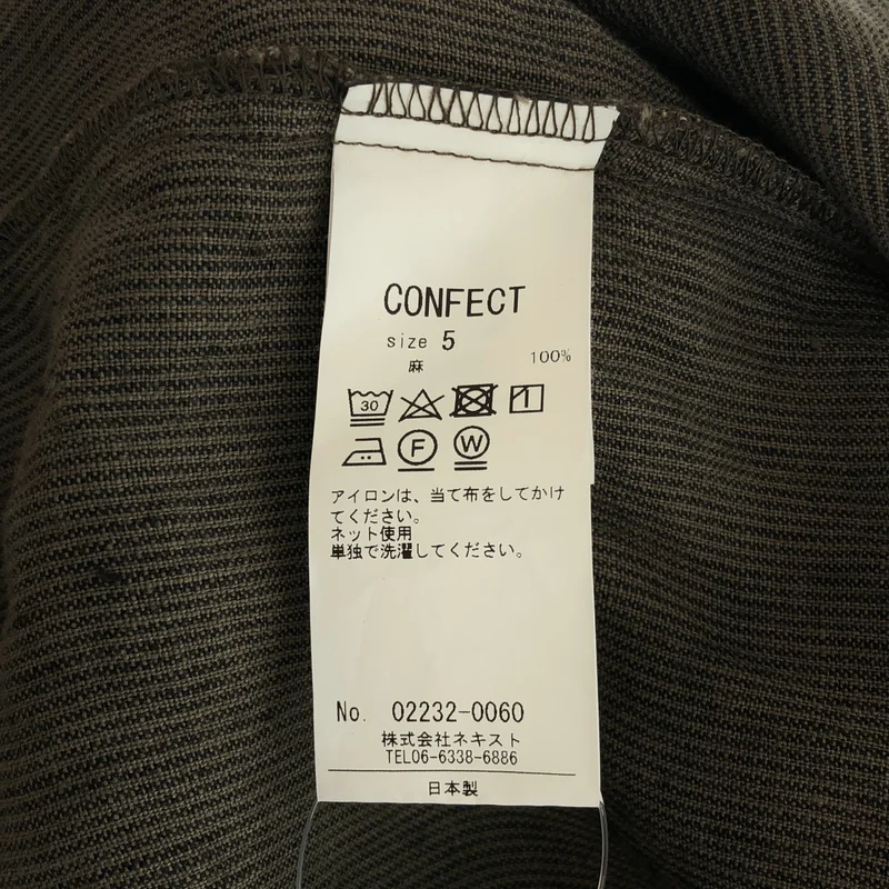 nest robe CONFECT / ネストローブコンフェクト | リネン スキッパーカラー 半袖シャツ | 5 | メンズ