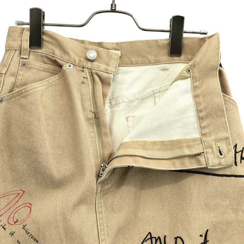 AMERI / アメリ | × Gabrielle 10TH HISTORY I LINE SKIRT / ドローイング柄 タイトスカート | 26 | レディース
