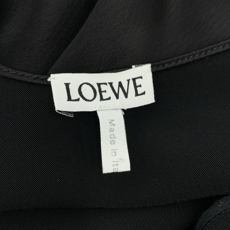 LOEWE / ロエベ | アシンメトリー ドレープ ドレス ワンピース | 36 | レディース