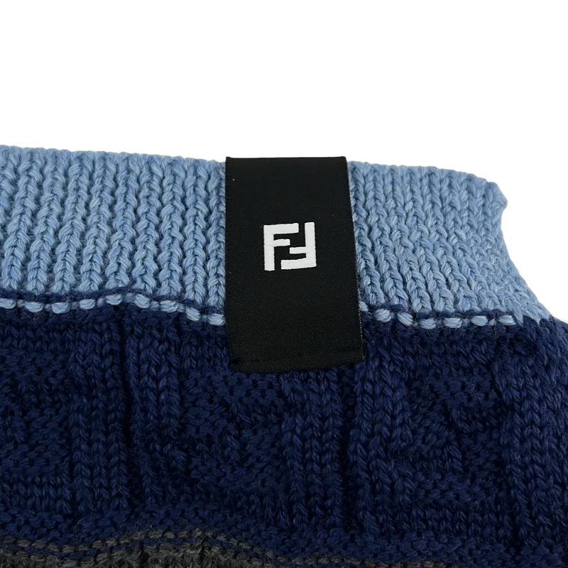 FENDI / フェンディ | FFロゴ ウール ストライプ マフラー ストール | TU | その他