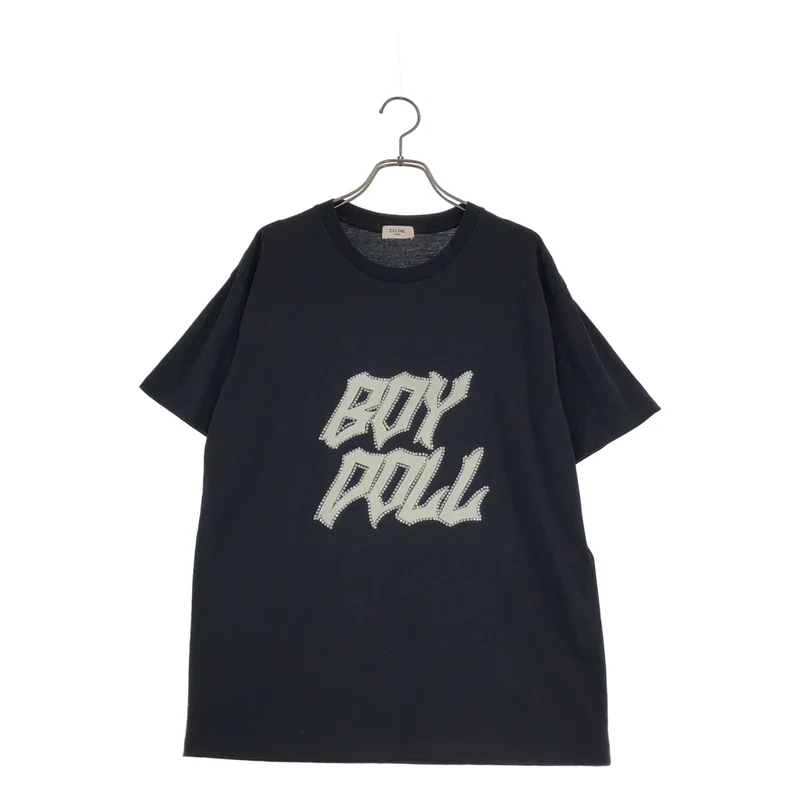 CELINE / セリーヌ | Studded Boy Doll T-Shirt ロゴカットソー | S | メンズ
