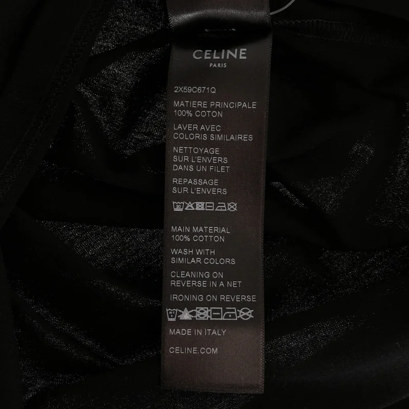 CELINE / セリーヌ | Studded Boy Doll T-Shirt ロゴカットソー | S | メンズ