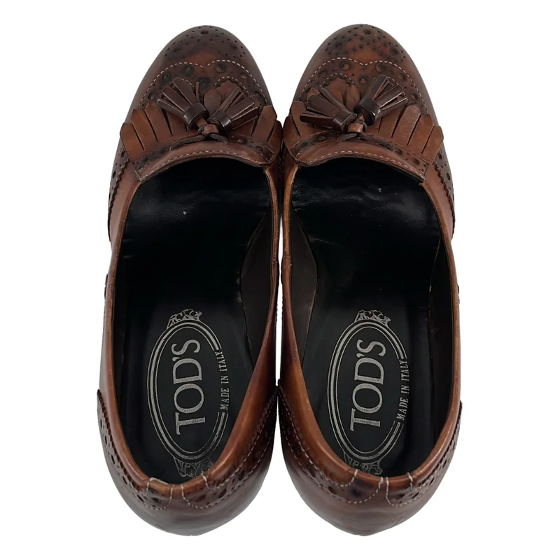 TOD'S / トッズ | タッセル ヒールパンプス | 35 1/2 | レディース