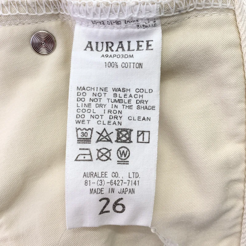 AURALEE / オーラリー | HARD TWIST DENIM 5P PANTS デニムパンツ | 26 | レディース