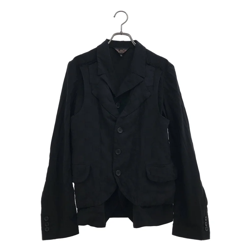 BLACK COMME des GARCONS / ブラックコムデギャルソン | 2020SS | ドッキング ジャケット 1E-J035 | S | レディース