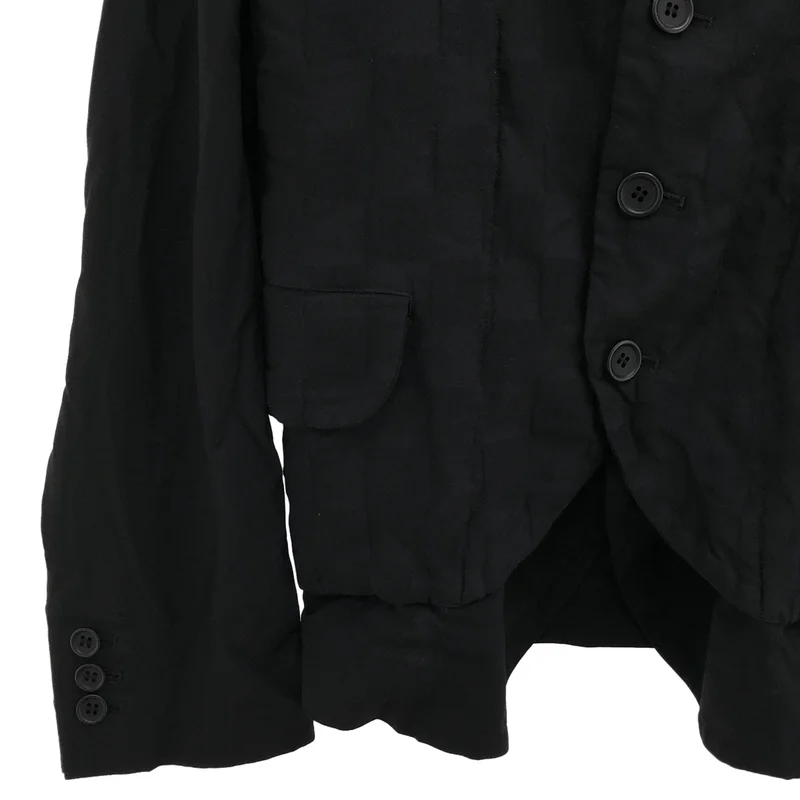 BLACK COMME des GARCONS / ブラックコムデギャルソン | 2020SS | ドッキング ジャケット 1E-J035 | S | レディース