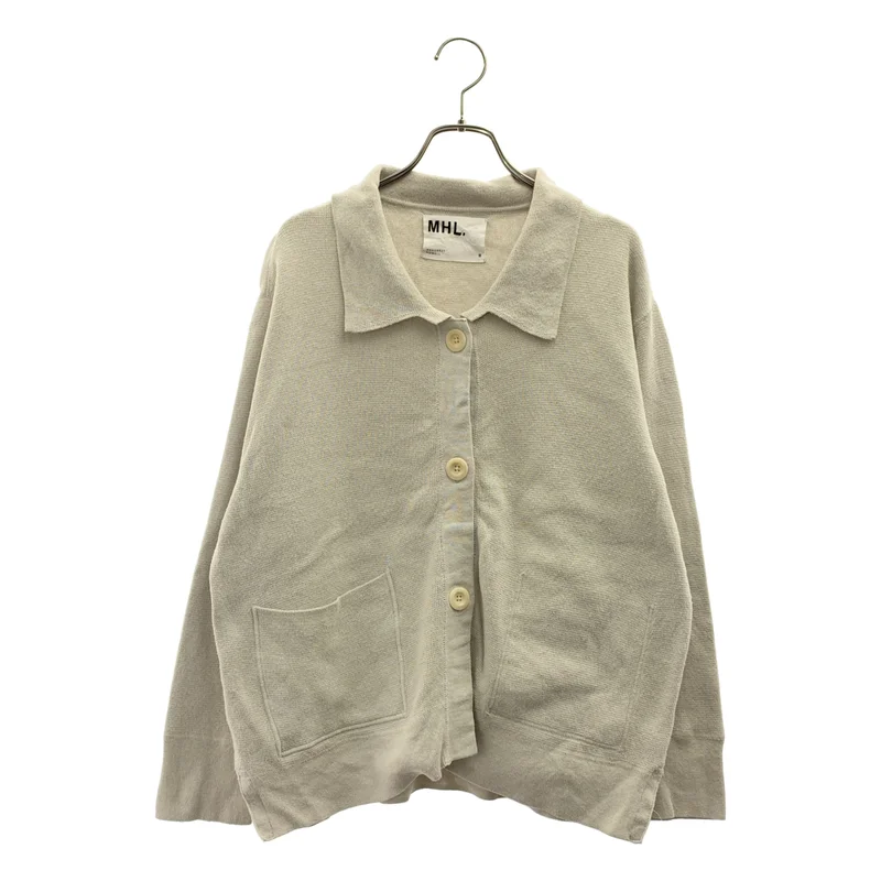 MHL. / エムエイチエルマーガレットハウエル | WORN DRY COTTON RIB カーディガン | 2 | レディース