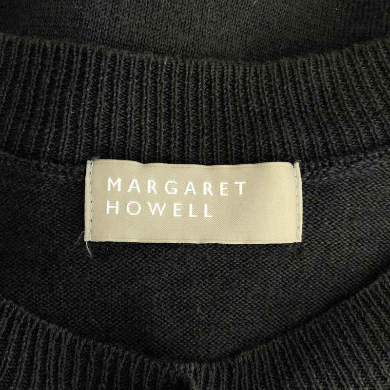 MARGARET HOWELL / マーガレットハウエル | リネン クルーネック カーディガン | 2 | レディース