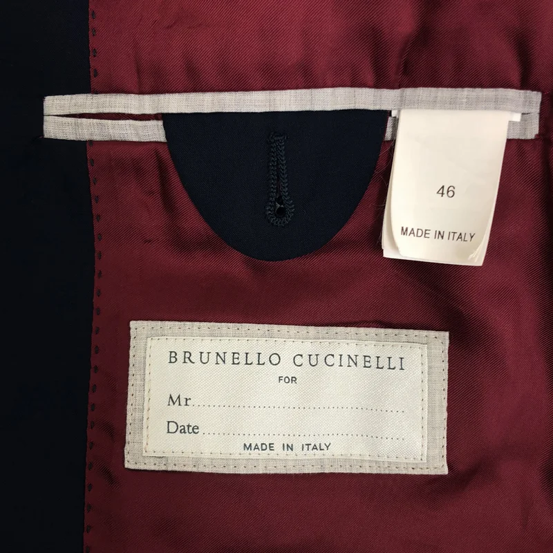 BRUNELLO CUCINELLI / ブルネロクチネリ | 3B シングルブレスト テーラード ジャケット | 46 | メンズ