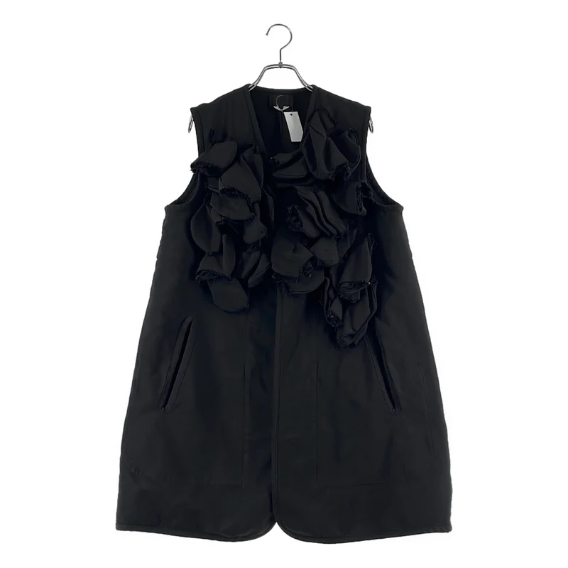 COMME des GARCONS / コムデギャルソン | 2017AW | ポリエステル 製品加工 モチーフドッキング ベスト | M | レディース