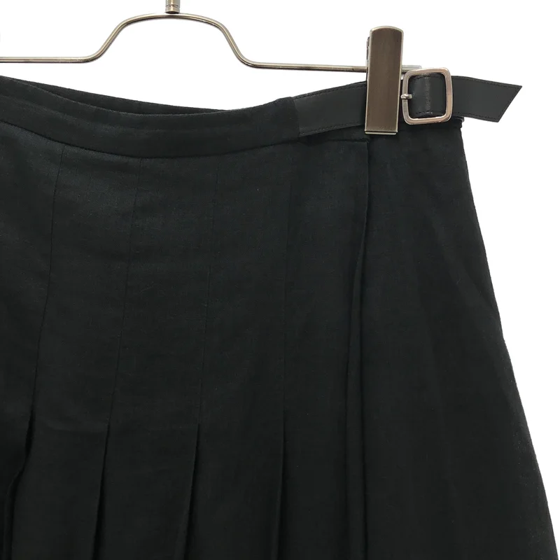 Max Mara / マックスマーラ | リネン サイドベルトスカート | 36 | レディース