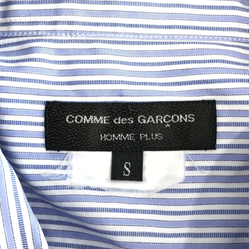 COMME des GARCONS HOMME PLUS / コムデギャルソンオムプリュス | コットン ストライプ レギュラーカラーシャツ | S | メンズ