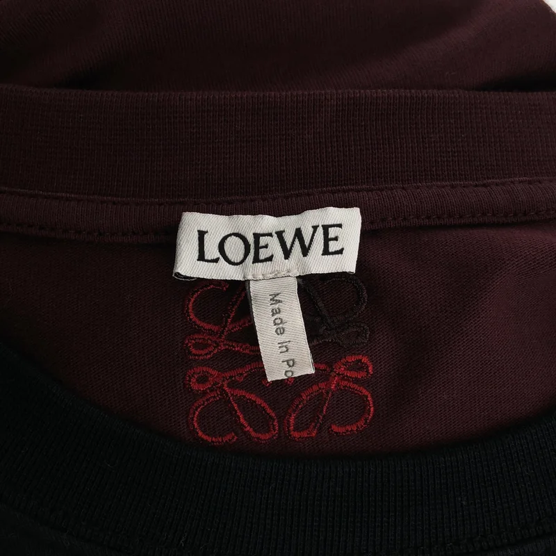 LOEWE / ロエベ | アナグラム バイカラー Tシャツ_半袖 | L | メンズ