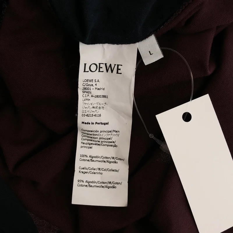 LOEWE / ロエベ | アナグラム バイカラー Tシャツ_半袖 | L | メンズ