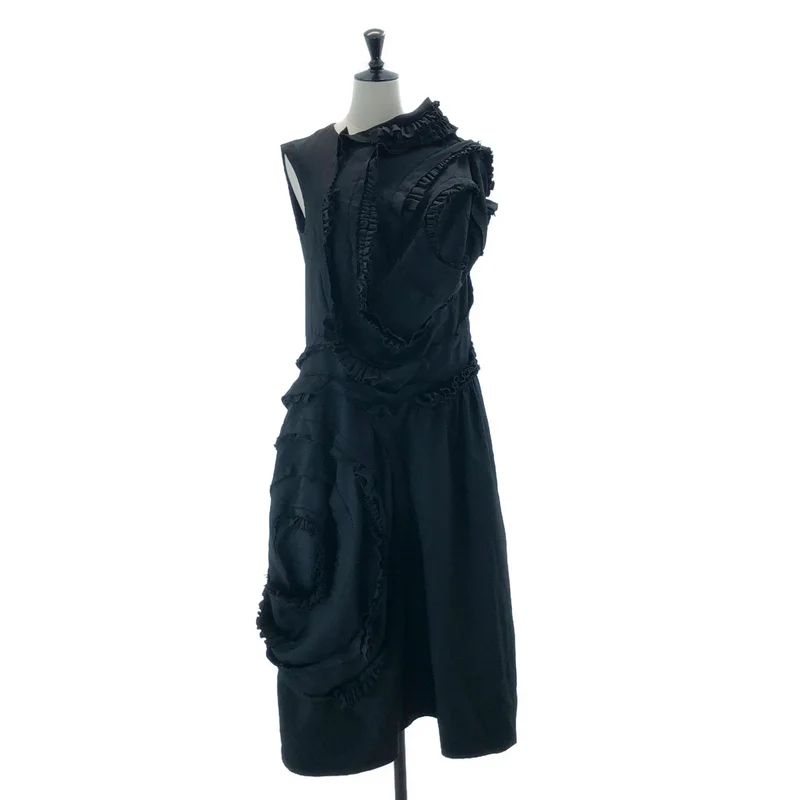 COMME des GARCONS / コムデギャルソン | 2015SS | 薔薇と血 フリル アシンメトリーワンピース |